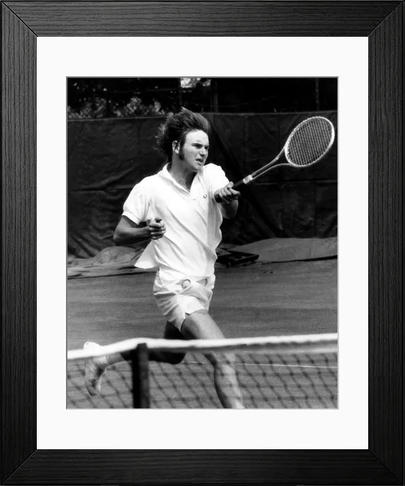 Framed Print : Jimmy Connors at the U.S. Open, 1971. Courtesy: CSU Archives / Everett Collection