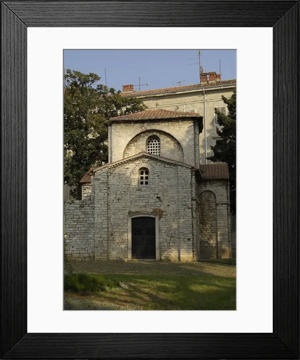 Framed Print : CROATIA. Pula. Chapel of Saint Mary Formoza. Architecture. AISA / Everett Collection**US SALES ONLY**