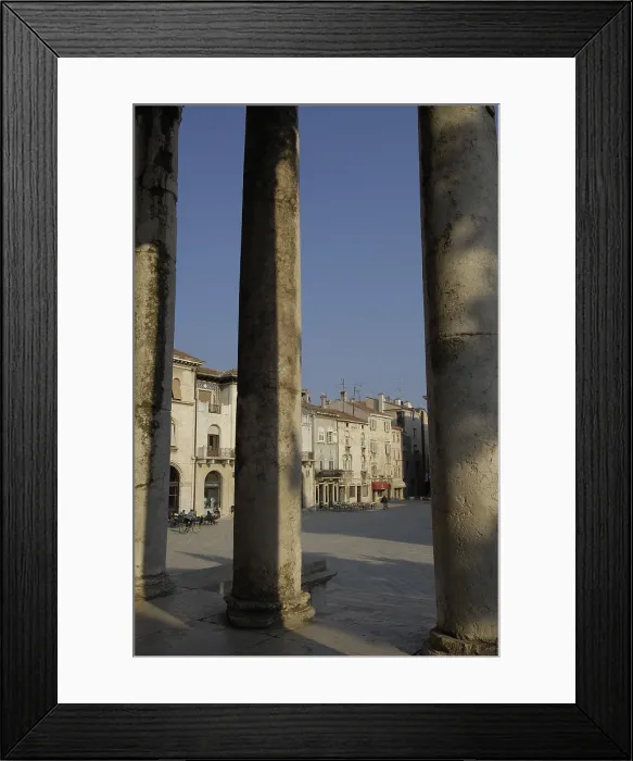 Framed Print : CROATIA. Pula. Forum Square seen from the Temple of Augustus. AISA / Everett Collection**US SALES ONLY**