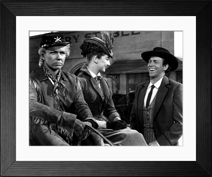 Framed Print : CALAMITY JANE, Doris Day, Allyn Ann McLerie, Howard Keel, 1953