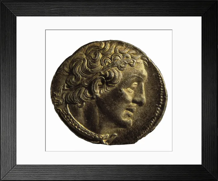 Framed Print : PTOLEMY I Soter (367-283 BC). Tetradracma with portrait of Ptolemy I Soter. Coin. ITALY. Milan. Archaeological Museum. Proc: EGYPT. Alexandria Framed Print : PTOLEMY I Soter (367-283 BC). Tetradracma with portrait of Ptolemy I Soter. Coin. ITALY. Milan. Archaeological Museum. Proc: EGYPT. Alexandria