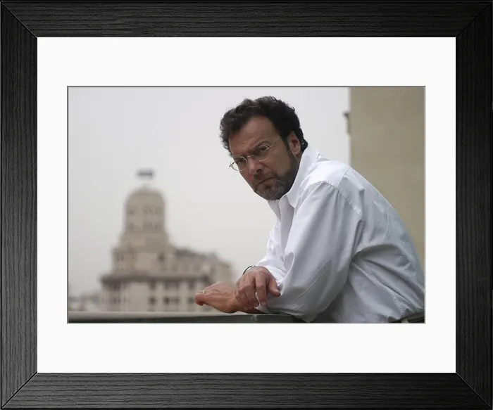 Framed Print : BOTEROJuan Carlos (1960). Writer. 2006. Oscar Elias / AISA / Everett Collection (184529)**US SALES ONLY**
