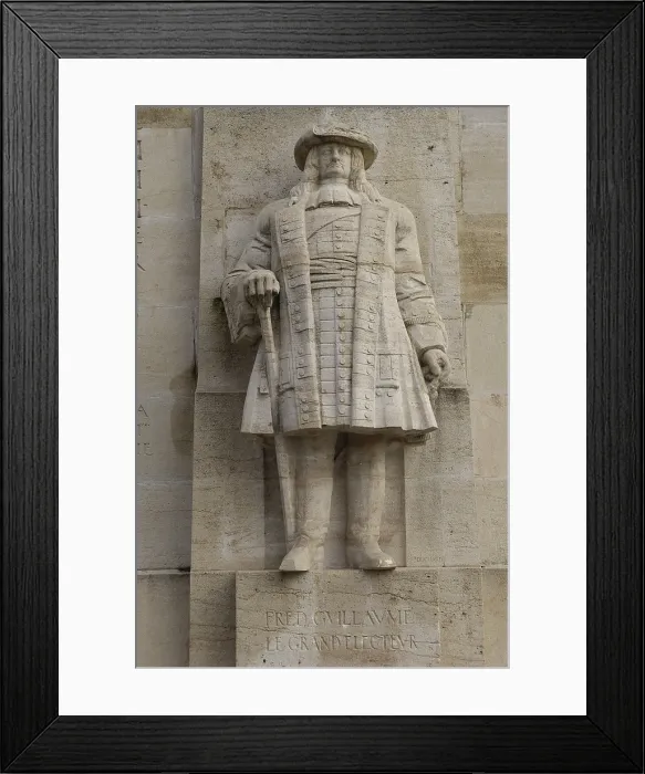 Framed Print : SWITZERLAND. Geneva. Reformation Wall. Statue of the Great Elector Frederick William. Sculpture. AISA / Everett Collection**US SALES ONLY**