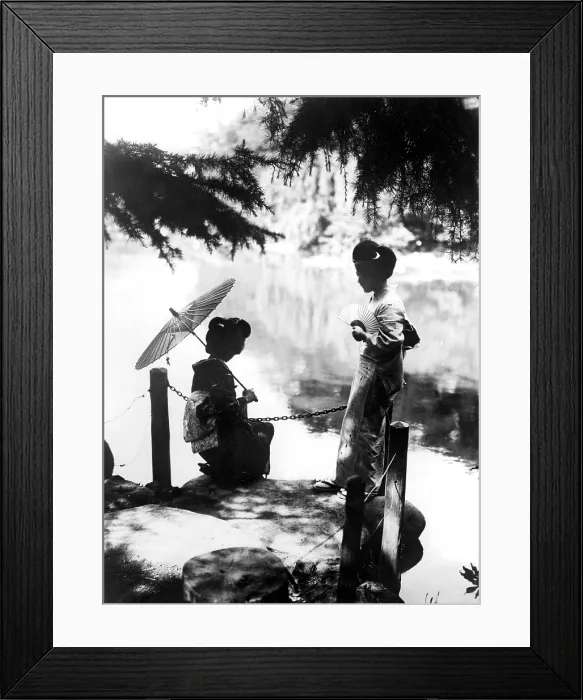 Framed Print : A summer day in Japan, 1927.. Courtesy: CSU Archives  /  Everett Collection