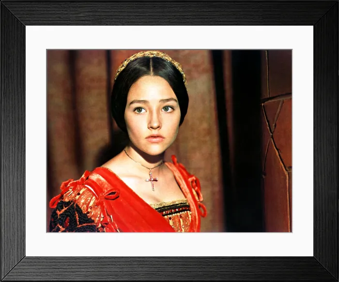 Framed Print : ROMEO AND JULIET, Olivia Hussey, 1968