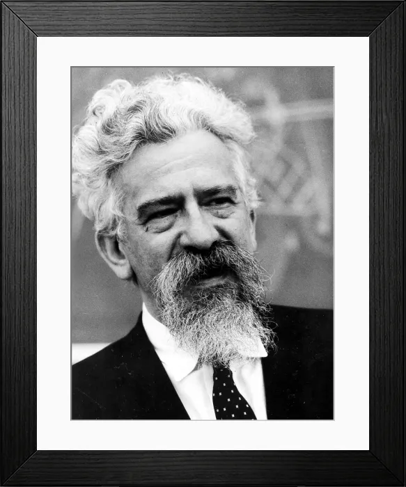 Framed Print : Abraham J. Heschel, philosopher and author, in a 1960s portrait.. Courtesy: CSU Archives / Everett Collection Framed Print : Abraham J. Heschel, philosopher and author, in a 1960s portrait.. Courtesy: CSU Archives / Everett Collection