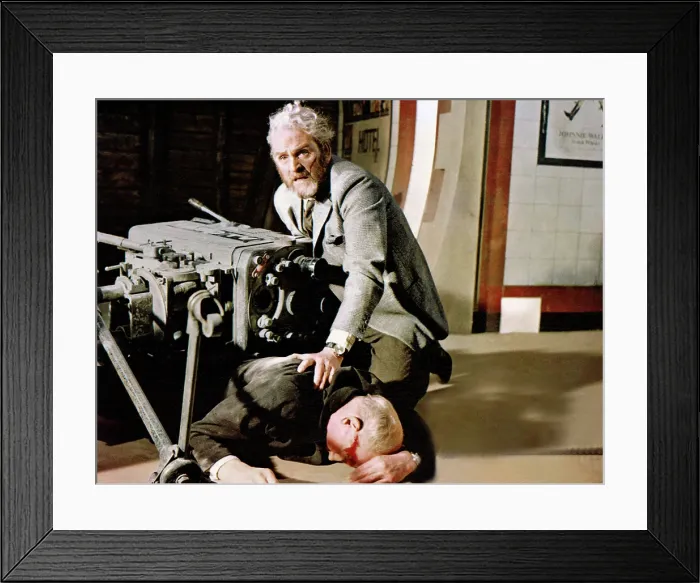 Framed Print : QUATERMASS AND THE PIT, (aka FIVE MILLION YEARS TO EARTH), Andrew Keir (crouching), 1967. 20th Century-Fox Film Corporation, TM & Copyright / courtesy Everett Collection Framed Print : QUATERMASS AND THE PIT, (aka FIVE MILLION YEARS TO EARTH), Andrew Keir (crouching), 1967. 20th Century-Fox Film Corporation, TM & Copyright / courtesy Everett Collection