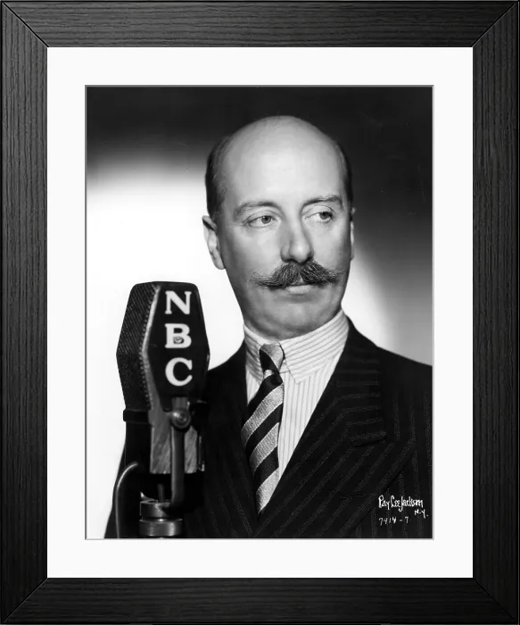 Framed Print : Sir Adrian boult, conductor of the BBC Symphony Orchestra, in a 1938 portrait.. Courtesy: CSU Archives  /  Everett Collection