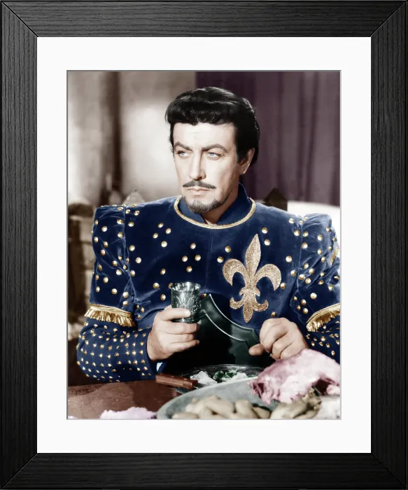 Framed Print : QUENTIN DURWARD, Robert Taylor, 1955 Framed Print : QUENTIN DURWARD, Robert Taylor, 1955