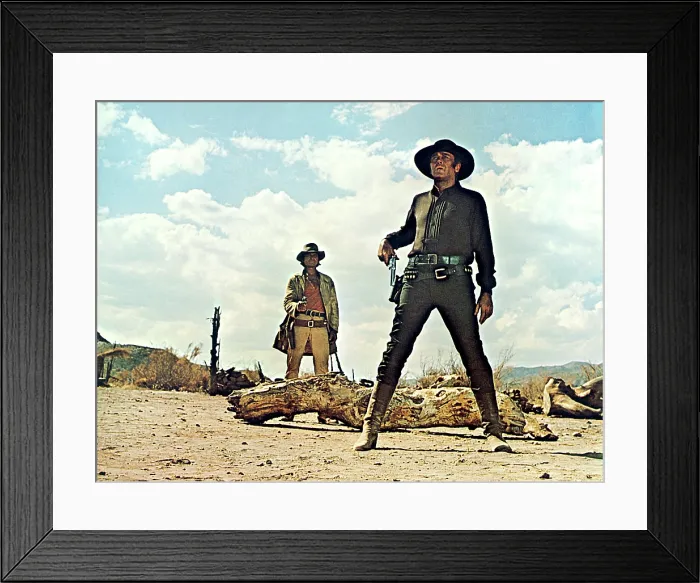 Framed Print : ONCE UPON A TIME IN THE WEST, Charles Bronson, Henry Fonda, 1968