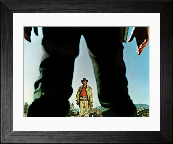 Framed Print : ONCE UPON A TIME IN THE WEST, Charles Bronson, Henry Fonda, 1968 Framed Print : ONCE UPON A TIME IN THE WEST, Charles Bronson, Henry Fonda, 1968