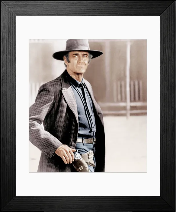 Framed Print : ONCE UPON A TIME IN THE WEST, Henry Fonda, 1968