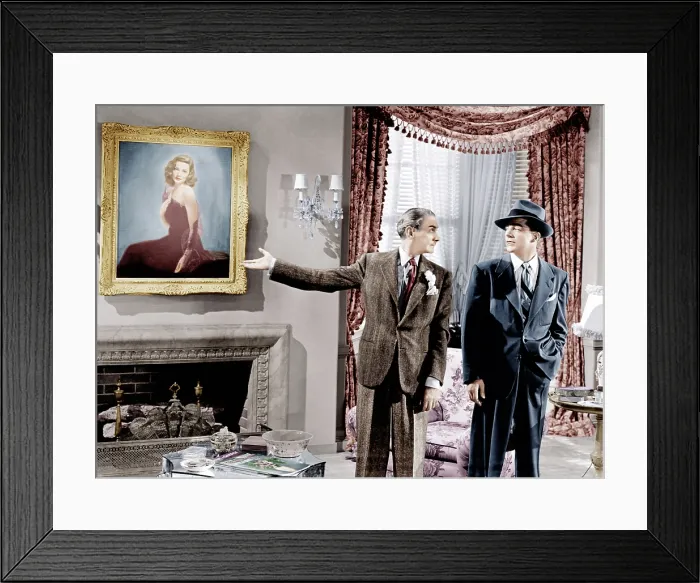 Framed Print : LAURA, from left: Gene Tierney, (in painting), Clifton Webb, Dana Andrews, 1944. 20th Century-Fox Film Corporation, TM & Copyright / courtesy Everett Collection Framed Print : LAURA, from left: Gene Tierney, (in painting), Clifton Webb, Dana Andrews, 1944. 20th Century-Fox Film Corporation, TM & Copyright / courtesy Everett Collection