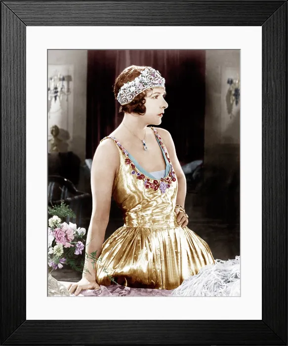 Framed Print : THE ONLY WOMAN, Norma Talmadge, 1924
