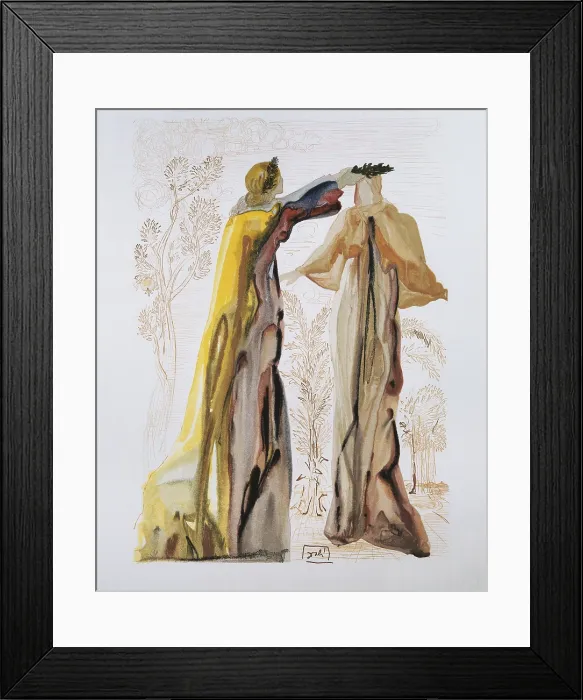 Framed Print : DALI, Salvador (1904-1989). The Divine Comedy. 1960. Illustration from an edition of Dante's 'Divine Comedy'