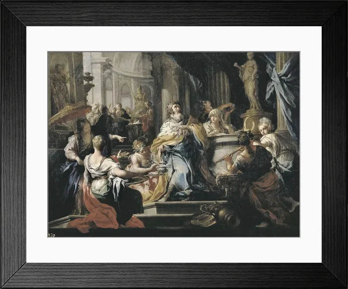 Framed Print : CONCA, Sebastiano (1680-1764). The Idolisation of Solomon. 1737. Flemish art. Oil on canvas. SPAIN. Madrid. Prado Museum. AISA / Everett Collection**US SALES ONLY** Framed Print : CONCA, Sebastiano (1680-1764). The Idolisation of Solomon. 1737. Flemish art. Oil on canvas. SPAIN. Madrid. Prado Museum. AISA / Everett Collection**US SALES ONLY**