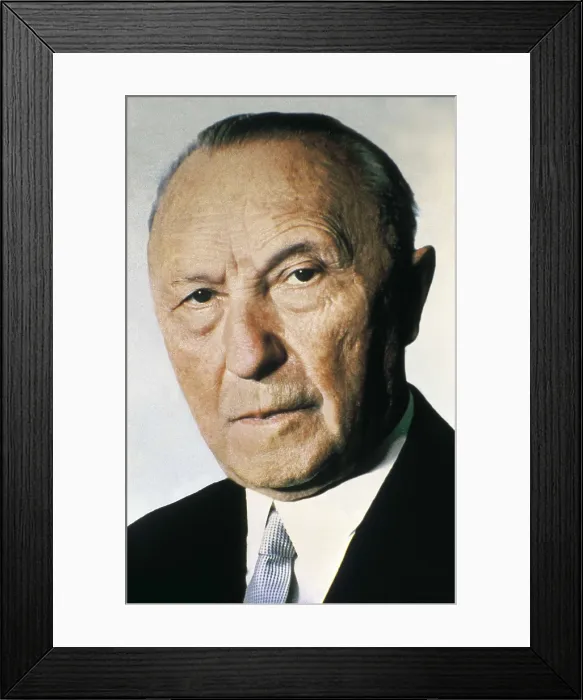 Framed Print : ADENAUER, Konrad (1876-1967). German politician. AISA / Everett Collection**US SALES ONLY** Framed Print : ADENAUER, Konrad (1876-1967). German politician. AISA / Everett Collection**US SALES ONLY**