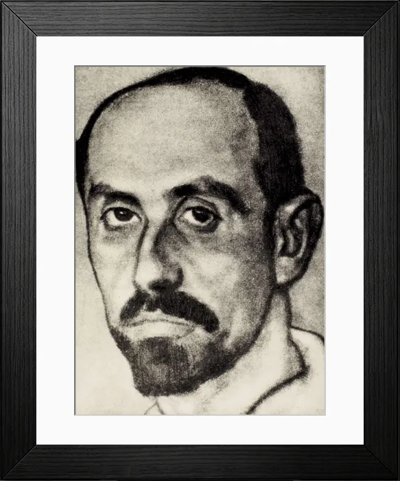Framed Print : JIMENEZ, Juan Ramn (1881-1958). Drawing. AISA / Everett Collection**US SALES ONLY**