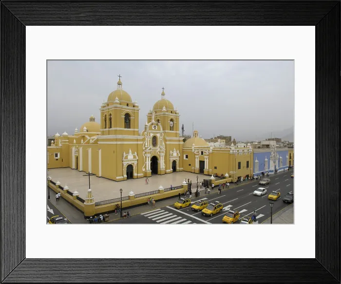Framed Print : PERU. Trujillo. Cathedral in Arms Square. AISA / Everett Collection**US SALES ONLY** Framed Print : PERU. Trujillo. Cathedral in Arms Square. AISA / Everett Collection**US SALES ONLY**