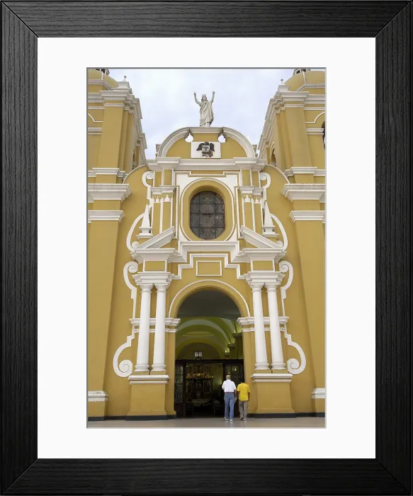 Framed Print : PERU. Trujillo. Arms Square. Faade of the cathedral. AISA / Everett Collection**US SALES ONLY** Framed Print : PERU. Trujillo. Arms Square. Faade of the cathedral. AISA / Everett Collection**US SALES ONLY**
