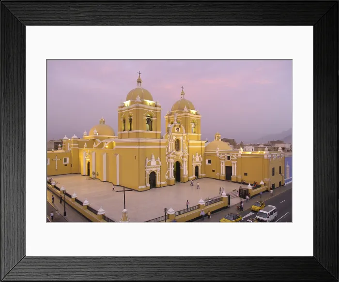 Framed Print : PERU. Trujillo. Cathedral in Arms Square. AISA / Everett Collection**US SALES ONLY** Framed Print : PERU. Trujillo. Cathedral in Arms Square. AISA / Everett Collection**US SALES ONLY**