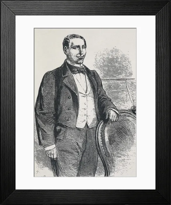 Framed Print : JUAREZ GARCIA, Benito (1806-1872). Portrait of J. Pauquet. Etching. AISA / Everett Collection**US SALES ONLY** Framed Print : JUAREZ GARCIA, Benito (1806-1872). Portrait of J. Pauquet. Etching. AISA / Everett Collection**US SALES ONLY**