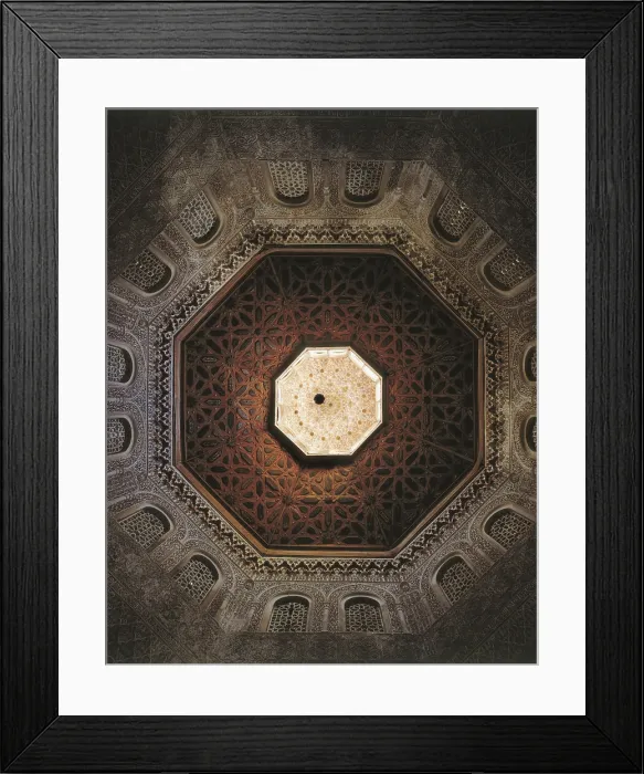 Framed Print : Madrasah of Granada. 1349. SPAIN. Granada. Madrasah. Roof. Hispano-Moresque art. Nasrid dynasty. Architecture. AISA / Everett Collection**US SALES ONLY** Framed Print : Madrasah of Granada. 1349. SPAIN. Granada. Madrasah. Roof. Hispano-Moresque art. Nasrid dynasty. Architecture. AISA / Everett Collection**US SALES ONLY**
