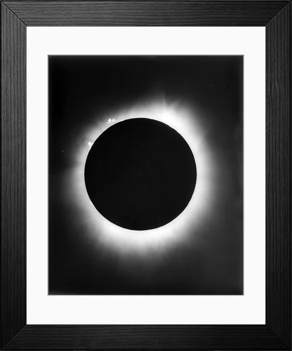 Framed Print : Astronomy. A Solar Eclipse, 1926 Framed Print : Astronomy. A Solar Eclipse, 1926
