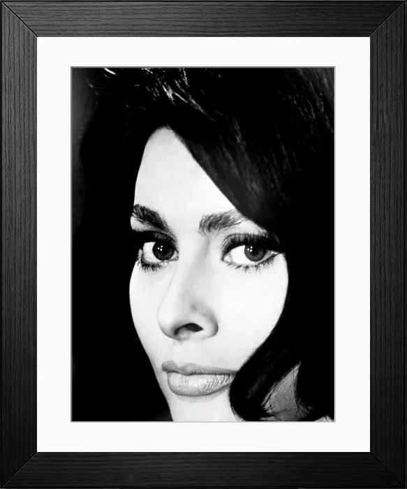 Framed Print : FIVE MILES TO MIDNIGHT, Sophia Loren, 1962