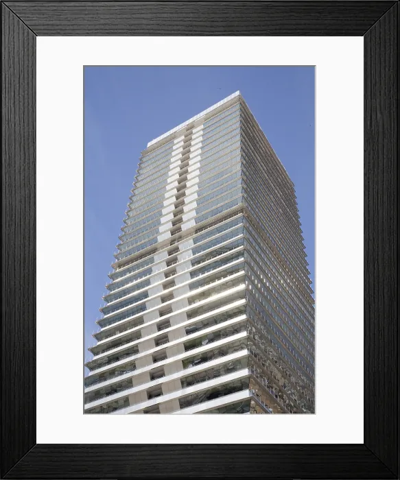 Framed Print : SPAIN. Barcelona. Mapfre Tower, by igo Ortz and Enrique de Len. Architecture. AISA / Everett Collection - Image has fine art copyright