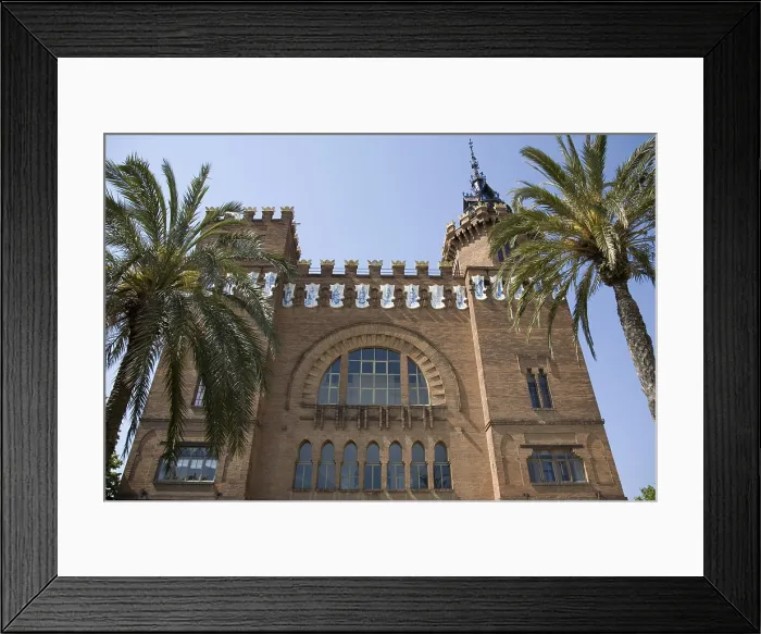 Framed Print : DOMENECH I MONTANER, Lluis (1850-1923). Three Dragons Castle (Museum of Zoology). 1888. SPAIN. Barcelona. Barcelona Zoology Museum. Modernism. Architecture