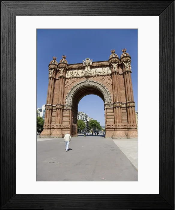 Framed Print : VILASECA I CASANOVAS, Josep (1848-1910). Triumphal Arch. 1888. SPAIN. Barcelona. Triumphal arch. Architecture. AISA / Everett Collection**US SALES ONLY** Framed Print : VILASECA I CASANOVAS, Josep (1848-1910). Triumphal Arch. 1888. SPAIN. Barcelona. Triumphal arch. Architecture. AISA / Everett Collection**US SALES ONLY**