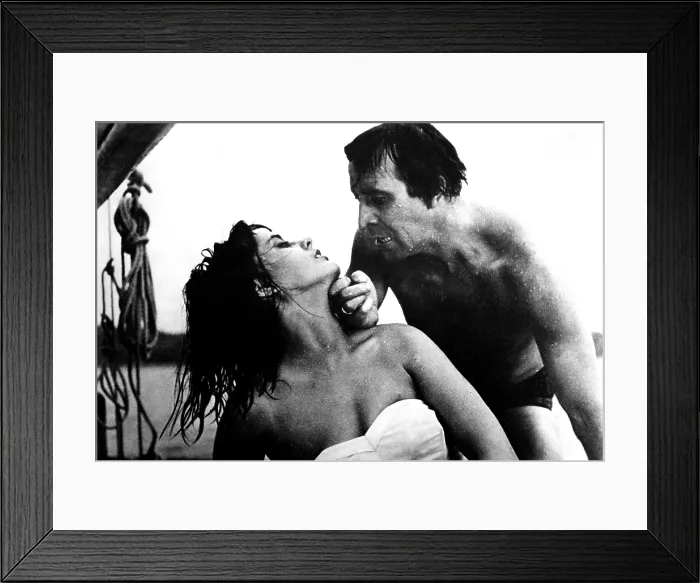 Framed Print : KNIFE IN THE WATER, Jolanta Umecka, Leon Niemczyk, 1962