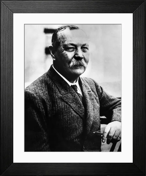 Framed Print : Sir Arthur Conan Doyle (1859-1930). Courtesy: CSU Archives / Everett Collection