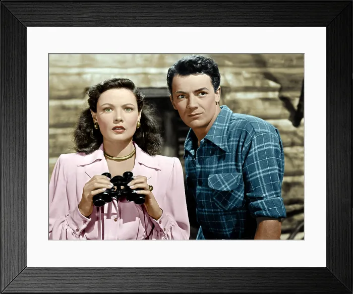 Framed Print : LEAVE HER TO HEAVEN, Gene Tierney, Cornel Wilde, 1945, TM and Copyright 20th Century-Fox Film Corp. All Rights Reserved