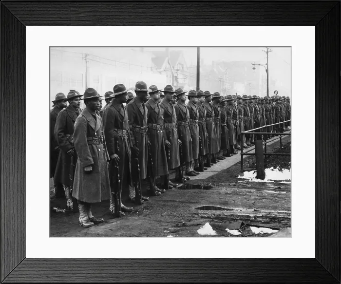 Framed Print : African Americans in the U.S. Army, 1941.. Courtesy: CSU Archives  /  Everett Collection