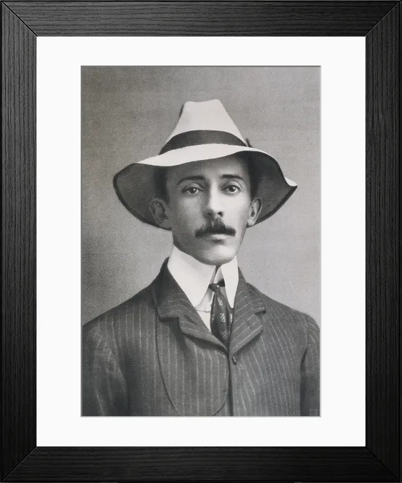 Framed Print : SANTOS DUMONT, Alberto (1873-1932). Brazilian aviator. AISA / Everett Collection**US SALES ONLY** Framed Print : SANTOS DUMONT, Alberto (1873-1932). Brazilian aviator. AISA / Everett Collection**US SALES ONLY**