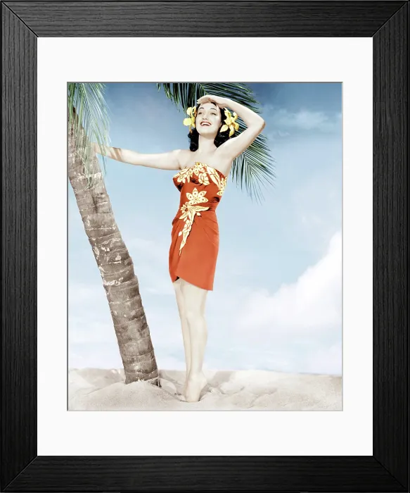 Framed Print : RAINBOW ISLAND, Dorothy Lamour, 1944 Framed Print : RAINBOW ISLAND, Dorothy Lamour, 1944