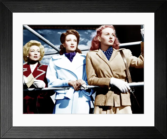 Framed Print : A LETTER TO THREE WIVES, from left: Ann Sothern, Linda Darnell, Jeanne Crain, 1949. 20th Century-Fox Film Corporation, TM & Copyright / courtesy Everett Collection