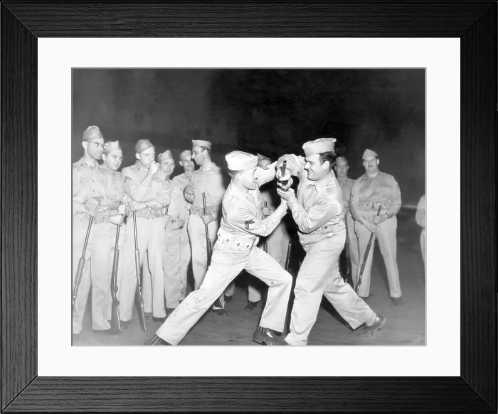 Framed Print : U.S. Army training, 1940's.. Courtesy: CSU Archives / Everett Collection Framed Print : U.S. Army training, 1940's.. Courtesy: CSU Archives / Everett Collection