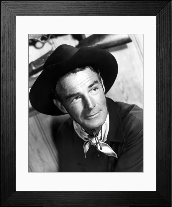 Framed Print : CARSON CITY, Randolph Scott, 1952