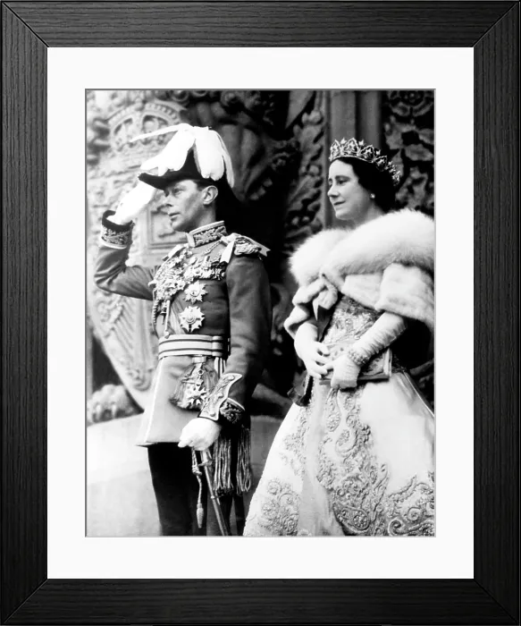 Framed Print : King George VI, Queen Elizabeth, at the Parliament Building, Ottawa, Canada, May 19, 1939, Courtesy: CSU Archives / Everett Collection Framed Print : King George VI, Queen Elizabeth, at the Parliament Building, Ottawa, Canada, May 19, 1939, Courtesy: CSU Archives / Everett Collection