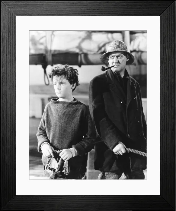 Framed Print : CAPTAINS COURAGEOUS, from left, Freddie Bartholomew, Lionel Barrymore, 1937 Framed Print : CAPTAINS COURAGEOUS, from left, Freddie Bartholomew, Lionel Barrymore, 1937