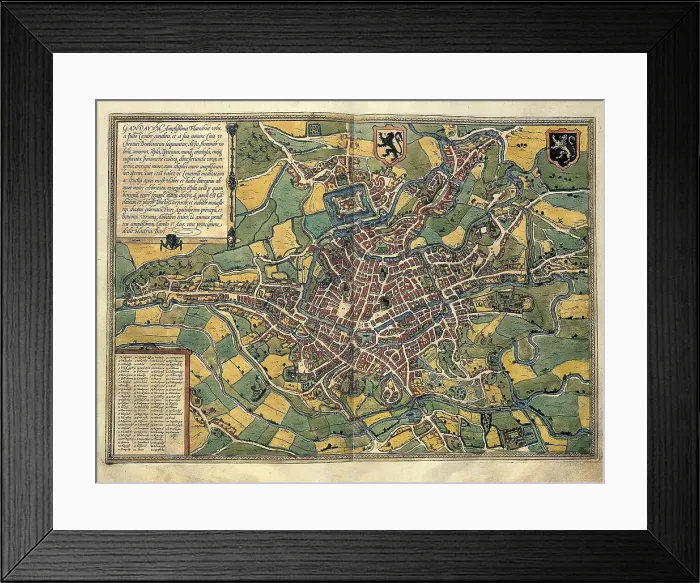 Framed Print : HOGENBERG, Franz (1535-1590). Civitatis Orbis Terrarum. 1572-1617. Rome (1576). Engraving for the work 'Civitatis Orbis Terrarum', by George Braun