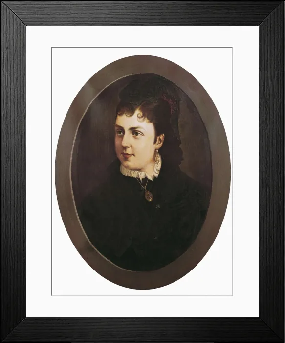 Framed Print : MARIA DE LAS MERCEDES (1860-1878). Anonymous from Sevilla. Oil on canvas. SPAIN. Sevilla. Fine Arts Museum. AISA / Everett Collection**US SALES ONLY**