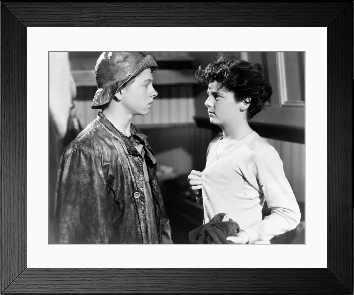 Framed Print : CAPTAINS COURAGEOUS, from left, Mickey Rooney, Freddie Bartholomew, 1937 Framed Print : CAPTAINS COURAGEOUS, from left, Mickey Rooney, Freddie Bartholomew, 1937