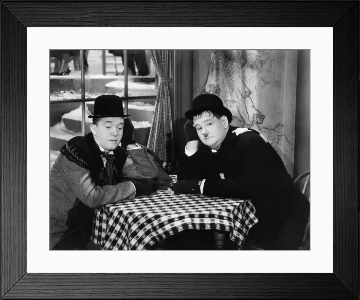 Framed Print : THE FIXER UPPERS, Stan Laurel, Oliver Hardy, 1935 Framed Print : THE FIXER UPPERS, Stan Laurel, Oliver Hardy, 1935