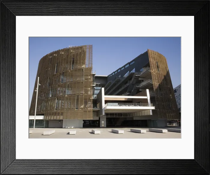 Framed Print : SPAIN. Barcelona. Biomedical Research Park (Parc de Recerca Biomdica), building by Manuel Brullet y Albert Pineda, 2000. Architecture Framed Print : SPAIN. Barcelona. Biomedical Research Park (Parc de Recerca Biomdica), building by Manuel Brullet y Albert Pineda, 2000. Architecture