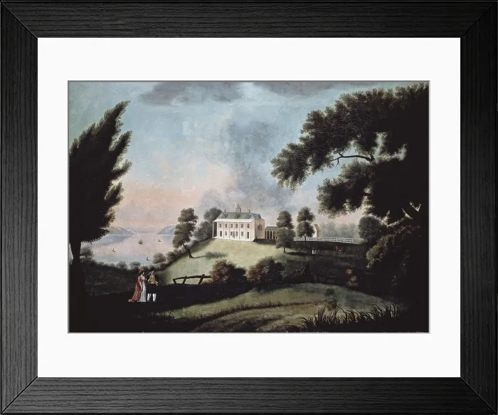 Framed Print : ROPES, George (1788-1819). Mount Vernon. 1806. Oil on canvas. UNITED STATES OF AMERICA. Washington. National Gallery of Art. AISA / Everett Collection**US SALES ONLY** Framed Print : ROPES, George (1788-1819). Mount Vernon. 1806. Oil on canvas. UNITED STATES OF AMERICA. Washington. National Gallery of Art. AISA / Everett Collection**US SALES ONLY**