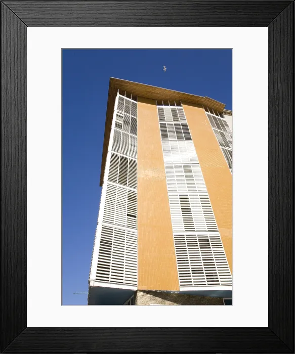 Framed Print : CODERCH DE SENTMENAT, Josep Antoni (1913-1984). Casa de la Marina. 1951-1954. SPAIN. CATALONIA. Barcelona. Barceloneta. Architecture